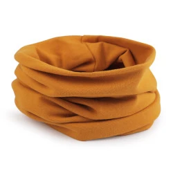 Caciula din bumbac  / fular unisex - Galben muștar (1 Bucată)