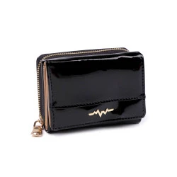 Portofel de dama 8x11 cm - Negru (1 Bucată)