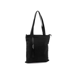 Geanta textila bumbac / crossbody  33x38 cm - Negru (1 Bucată)
