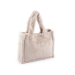 Geanta / poseta blana 44x35 cm - Bej deschis (1 Bucată)