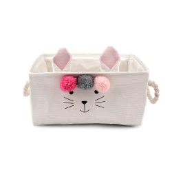 Coș de depozitare - Ecru deschis (1 Bucată)