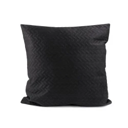Fata de perna 45x45 cm - Negru (1 Bucată)