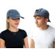 Șapcă din bumbac unisex - Albastru denim (1 Bucată)