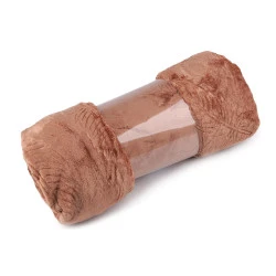 Pătură fleece 150x200 cm - Maro bronz (1 Bucată)