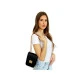 Geantă de damă matlasată crossbody 13x18,5 cm - Roz pudrat (1 Bucată)