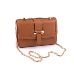 Geanta de dama crossbody 20x14 cm - Maro coniac (1 Bucată)