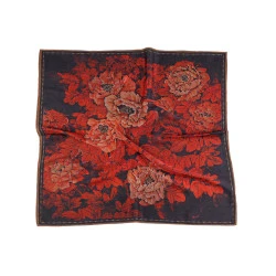 Eșarfă din satin 70x70 cm - Gri albăstrui închis (1 Bucată)