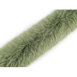 Blana sintetica decorativa plata latime 9 cm - Bej deschis (1 Metru)