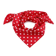 Batic din bumbac cu buline 70x70 cm - Alb (1 Bucată)