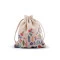 Geanta cadou de in 10x13 cm - Ecru (1 Bucată) Geanta cadou de in 10x13 cm - Ecru (1 Bucată)