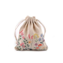 Geanta cadou de in 10x13 cm - Ecru (1 Bucată)