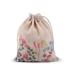 Saculet cadou primavara/paste 13x18 cm - Ecru (1 Bucată)