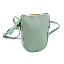 Geantă crossbody fete 13x18 cm - Verde pastel deschis (1 Bucată)