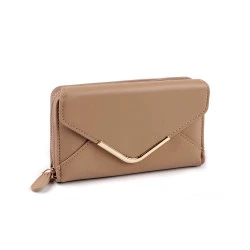 Portofel de dama 9x15 cm - Bej (1 Bucată)