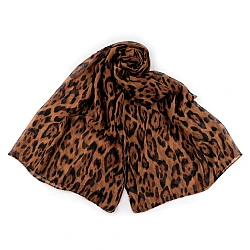 Esarfa de vara animale 90x175 cm - Maro (1 Bucată)