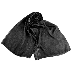 Eșarfă de vară / șal melange viscoză 80x210 cm - Gri închis (1 Bucată)