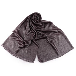 Eșarfă / șal / pled cu lurex 80x200 cm - Mov închis (1 Bucată)