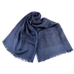 Eșarfă / șal / pled buline 95x210 cm - Albastru denim (1 Bucată)