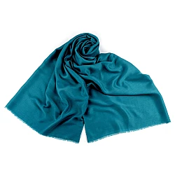 Eșarfă de vară / șal, culoare uni 85x180 cm - Turcoaz (1 Bucată)