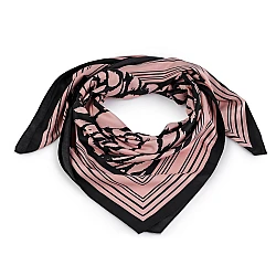 Eșarfă din satin 90x90 cm - Roz pudrat (1 Bucată)