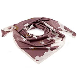 Eșarfă din satin 90x90 cm - Roz vintage (1 Bucată)