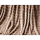 Pătură din fleece bubble 150x200 cm - Bej deschis (1 Bucată)