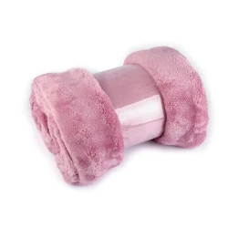 Pătură din fleece bubble 150x200 cm - Roz vintage (1 Bucată)