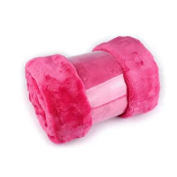 Pătură din fleece bubble 150x200 cm - Roz (1 Bucată)