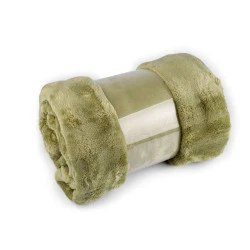 Pătură din fleece bubble 150x200 cm - Bej deschis (1 Bucată)