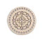 Capac mandala pentru confecționare decorațiuni ø15 cm - Natural deschis (1 Bucată)