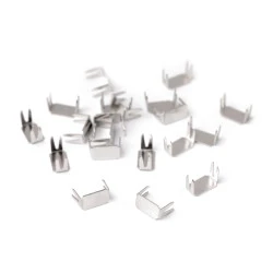 Terminație fermoar  no 10 - Nichel (1000 Bucăți)