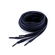 Sireturi din bumbac pentru pantofi / hanorace lungime 130 cm - Albastru închis (2 Bucăți)