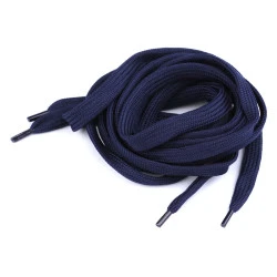 Sireturi hanorac lungime 130 cm - Albastru închis (10 Bucăți)