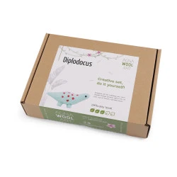 Set creativ animale din fetru - Turcoaz (1 Cutie)