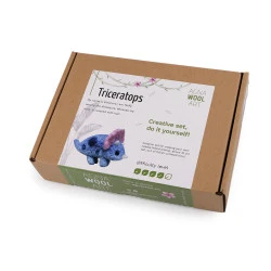 Set creativ animale din fetru - Albastru delta (1 Cutie)