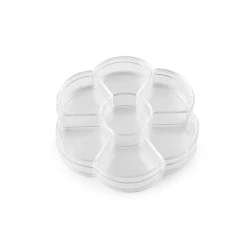 Cutie plastic  ø10 cm - Transparent (1 Bucată)