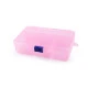 Cutie / organizator din plastic 3,3x9,5x14,5 cm - Transparent (1 Bucată)