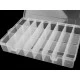 Cutie / organizator din plastic 13x19,5x3,6 cm - Transparent (1 Bucată)