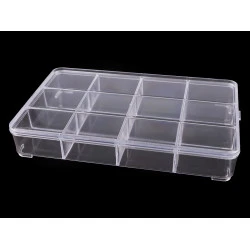 Cutieb / organizator din plastic 15x23x3,4 cm - Transparent (1 Bucată)