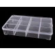 Cutieb / organizator din plastic 15x23x3,4 cm - Transparent (1 Bucată)