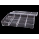 Cutieb / organizator din plastic 15x23x3,4 cm - Transparent (1 Bucată)