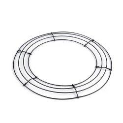 Baza de sarma pentru coroana ø30 cm - Negru (1 Bucată)