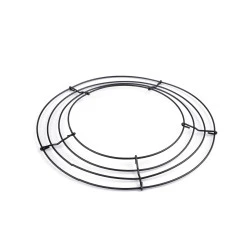 Baza de sarma pentru coroana ø25 cm - Negru (1 Bucată)