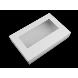 Cutie cu fereastră - Alb (1 Bucată)