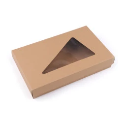 Cutie cu fereastră - Maro natural (1 Bucată)