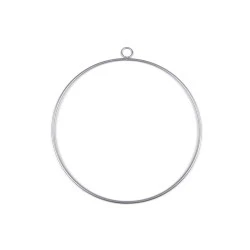 Cerc metalic ø25 cm - Argintiu închis (1 Bucată)