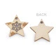 Decoratiune brad, fulgi de zapada cu sclipici - Natural deschis (30 Bucăți) Decoratiune brad, fulgi de zapada cu sclipici - Natural deschis (30 Bucăți)