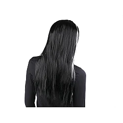 Peruca de carnaval - Negru (1 Bucată)