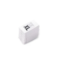 Etichete de mărime pentru haine - Alb (1 Buchet)