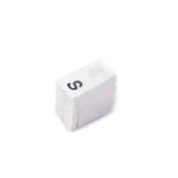 Etichete de mărime pentru haine - Alb (1 Buchet)